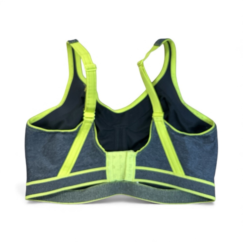 Prima Donna gray and Neon Sports Bra - Picture 3 of 5